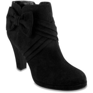 Rampage Black Bow Bootie SZ 8
