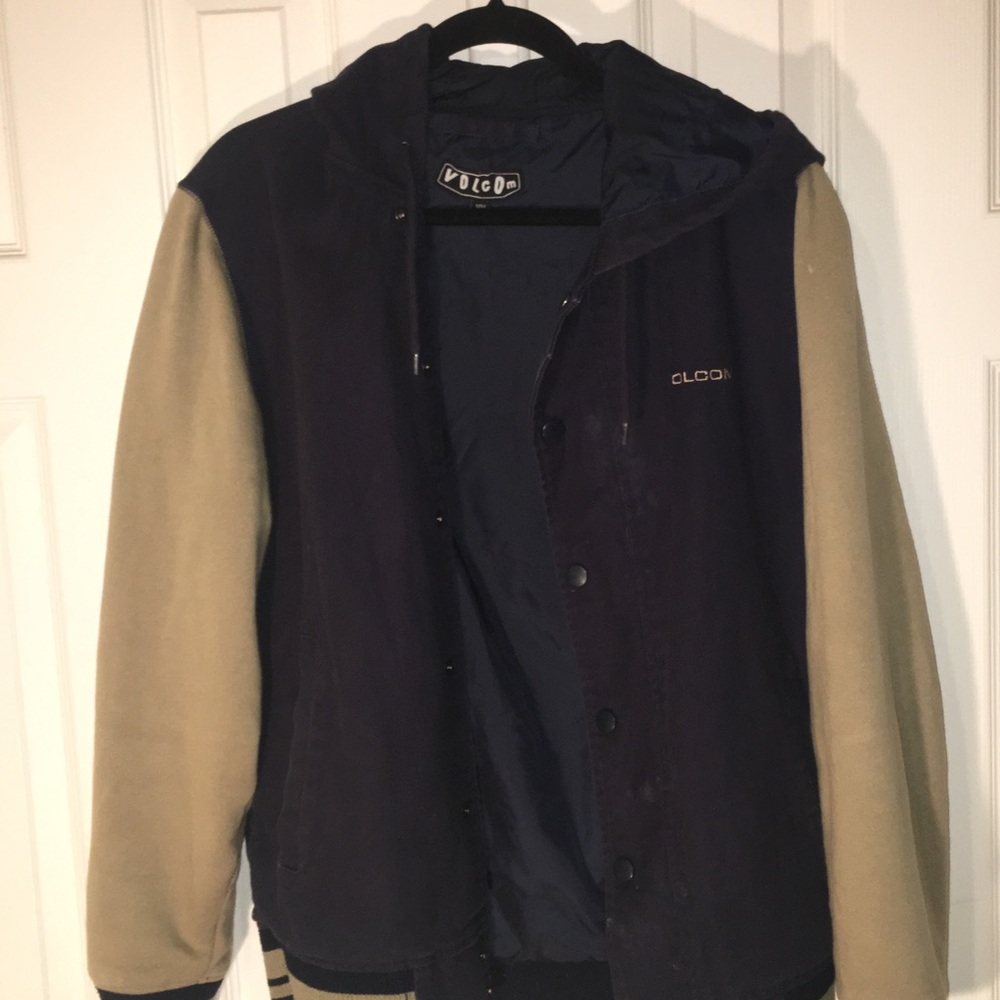 Volcom Evident Varsity Jacket Great Condition!