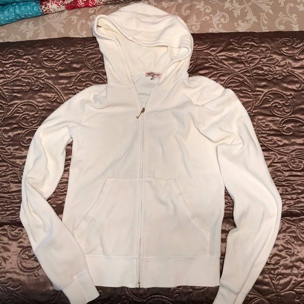 Velour zip up jacket