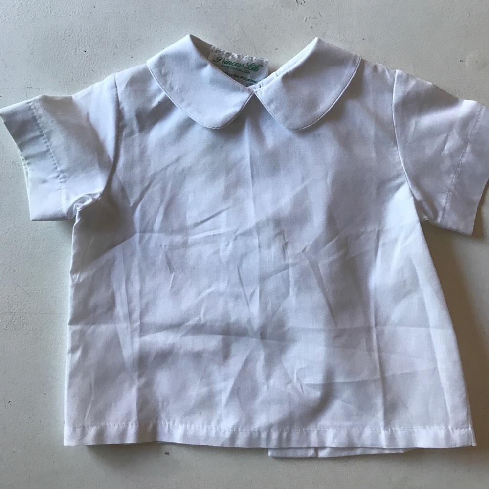 Peter Pan collar button down shirt