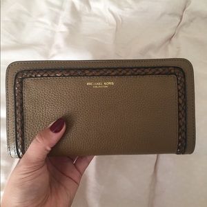 Michael Kors Collection Genuine Leather Wallet