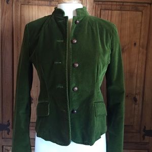 Lucky Brand Green Velvet Jacket