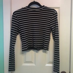 Ribbed FALL H&M Crop Top