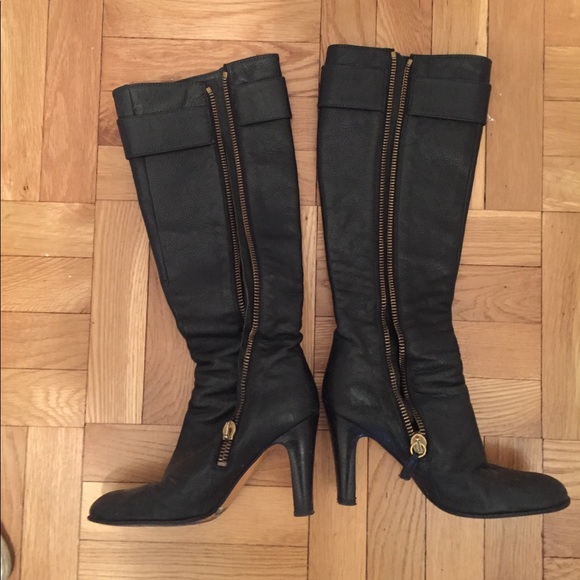 ❌SOLD❌ Juicy Couture Black Leather Boots - Picture 3 of 6