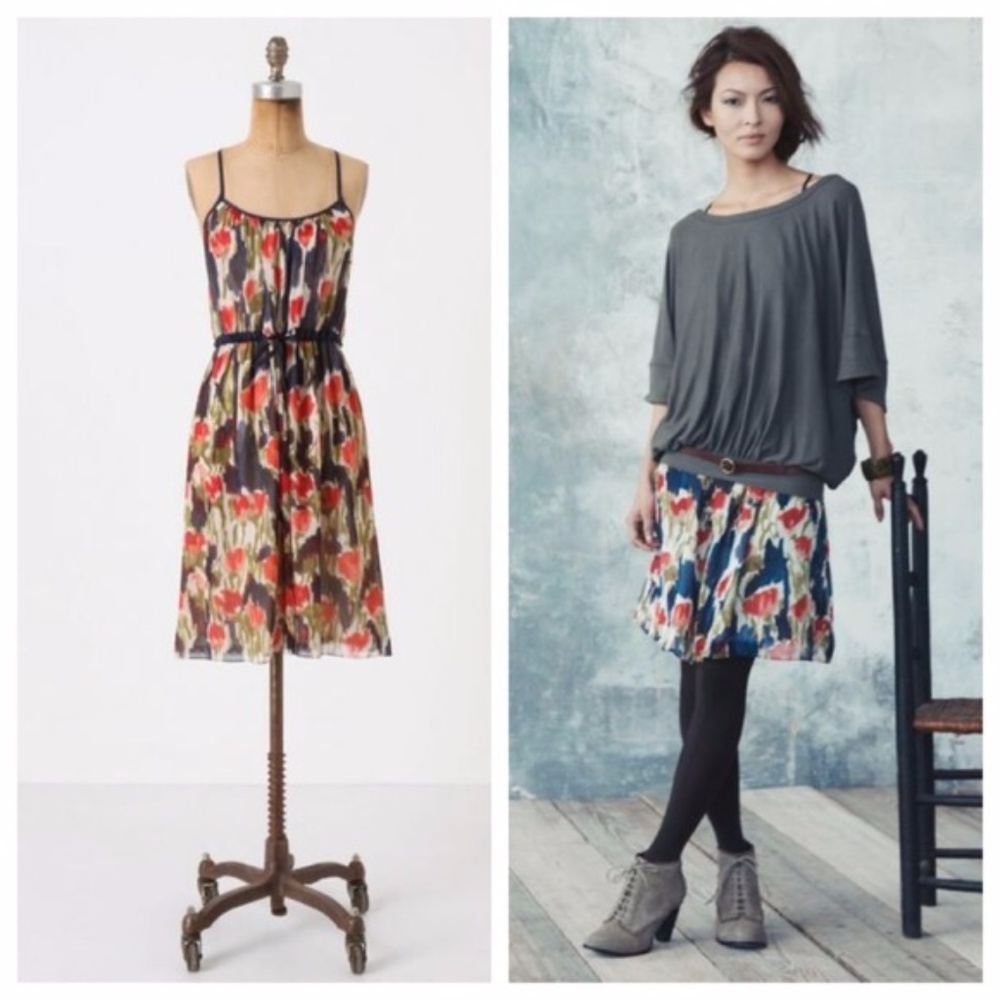 👠Anthro Moulinette Souers Pond Reflections Dress