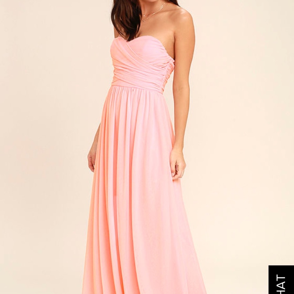 Sale! Blush Lulu's strapless dress