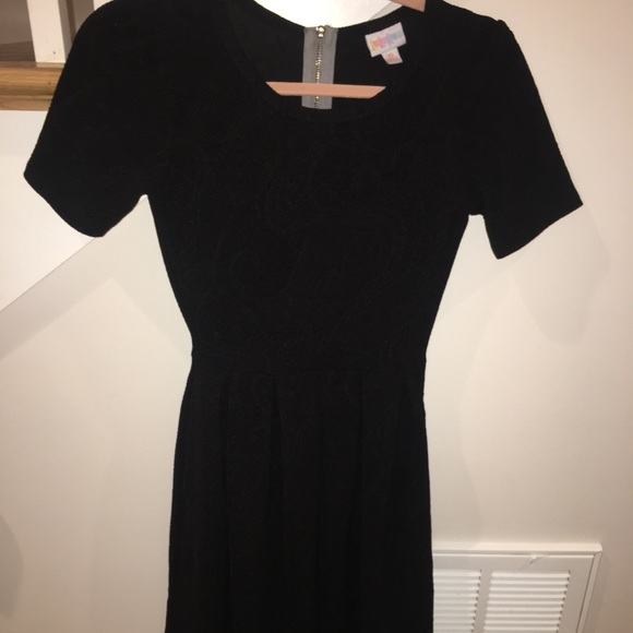 Black jacquard lularoe Amelia - Picture 2 of 3