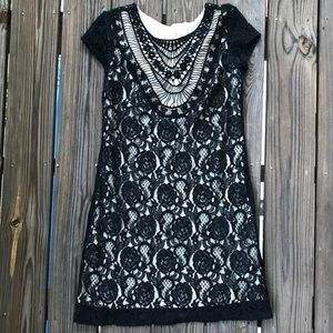 💕3/$25 Lace Black Dress - Xhilaration
