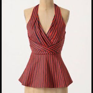 NWT Anthropologie Odille striped halter top
