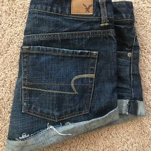 American Eagle, size 8 high waste shorts