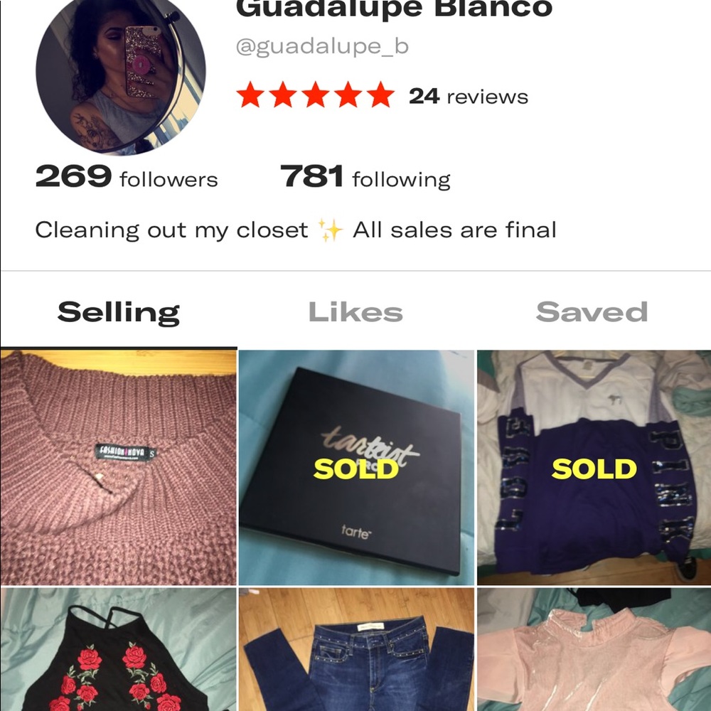 Selling on Depop