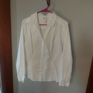 WHBM white button down WHBM white button down