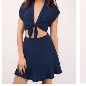 Navy blue dress