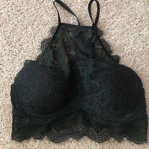 High neckline fashion bra.