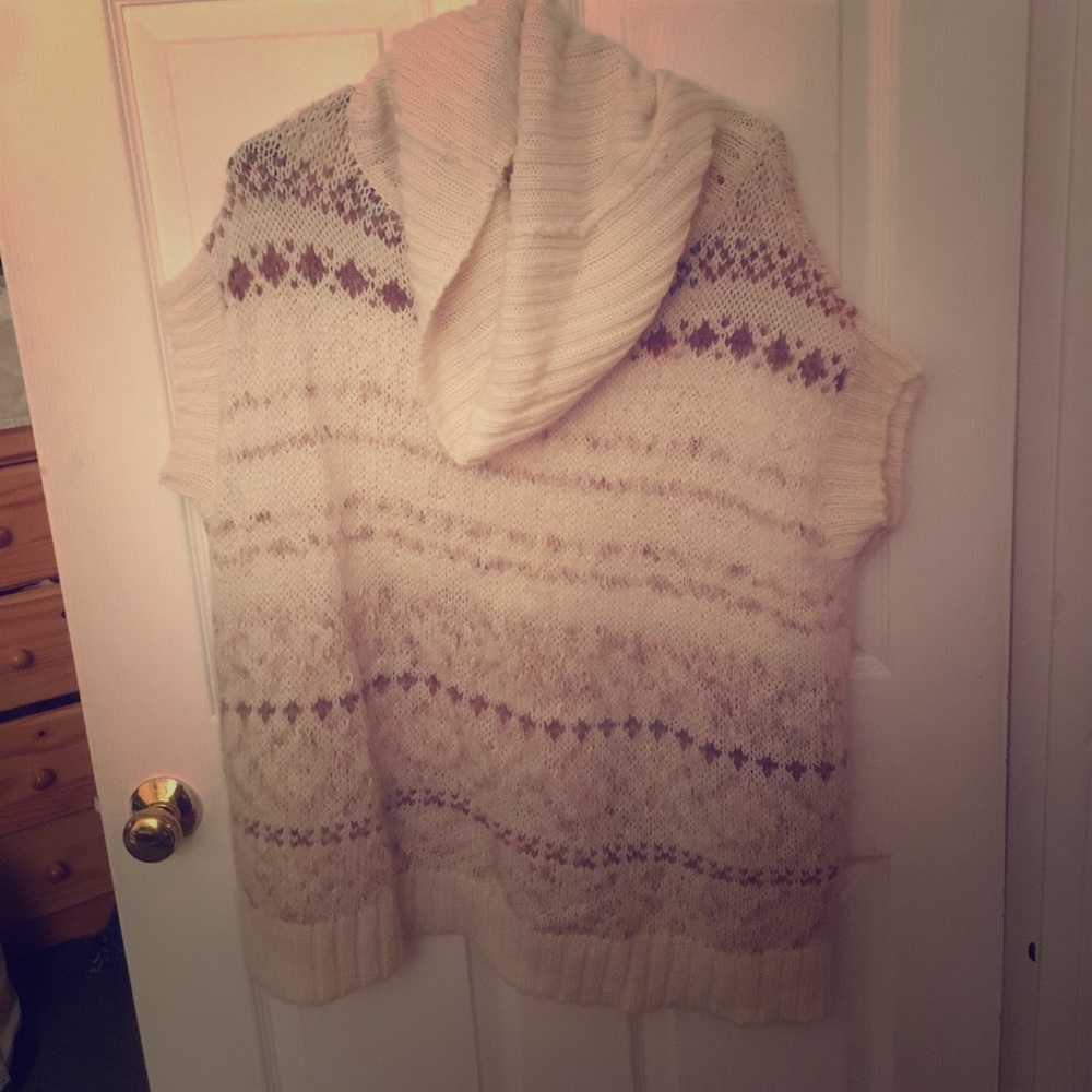 Free People short sleeve cowl neck