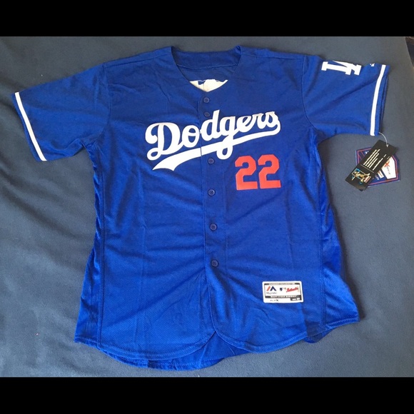Los Angeles Dodgers #22 Kershaw New Blue Jersey - Picture 2 of 3