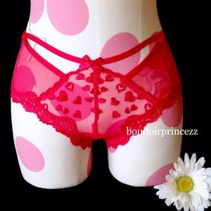 🌹 Victoria's Secret Red Heart Soft Cheeky Panties 🌹 Victoria's Secret Red Heart Soft Cheeky Panties