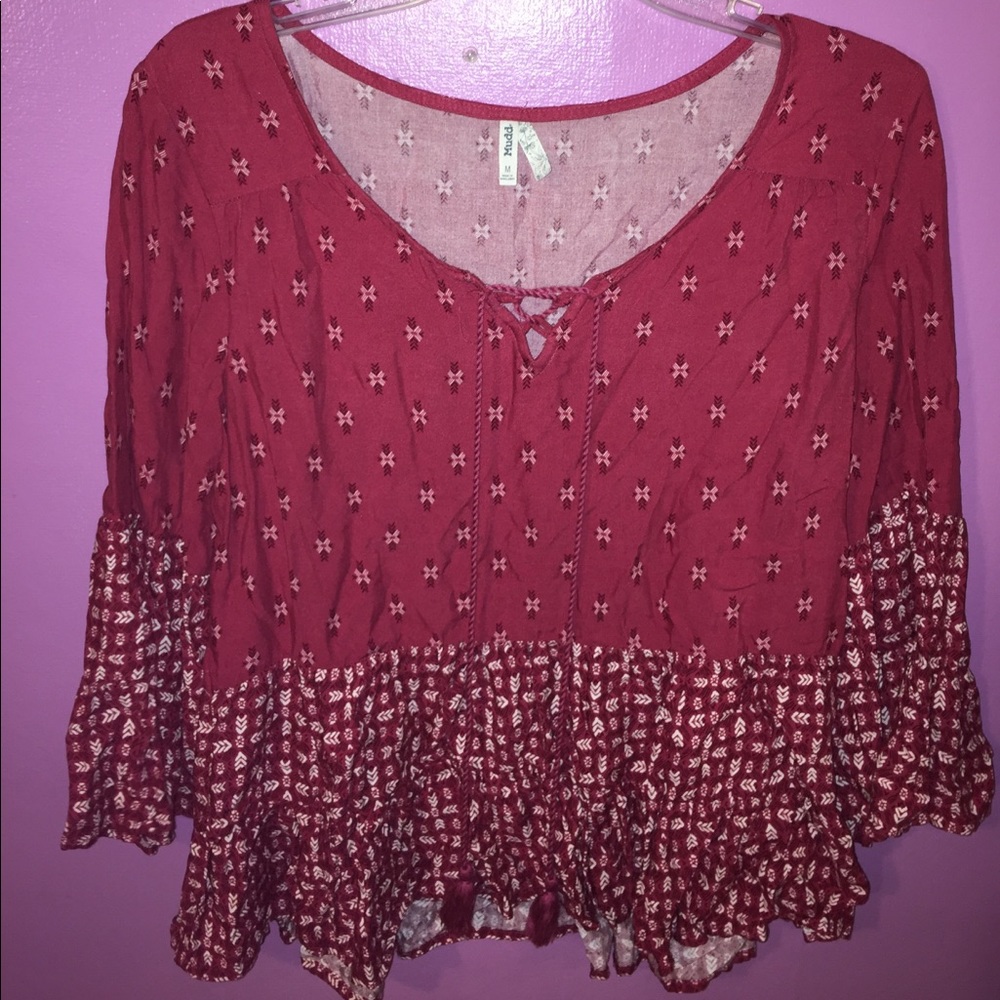 3/4 Length tribal blouse