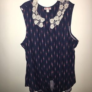 Captain America Blouse (NWOT)