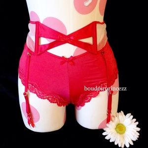 🌹 Victoria's Secret Satin Bow Cheeky Garter Belt 🌹 Victoria's Secret Satin Bow Cheeky Garter Belt