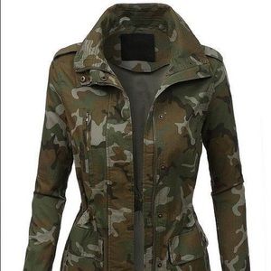 Olive Green Camo Jacket Olive Green Camo Jacket