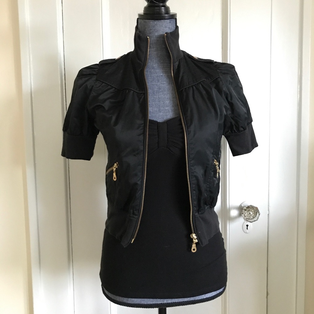 Guess? Black Crop Jacket