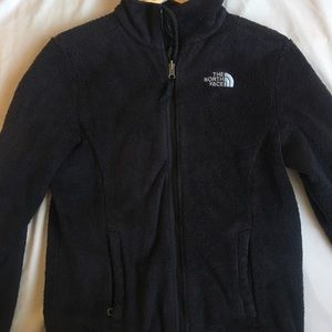 Black fuzzy Northface