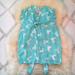 NWOT Eyelash flowy tank Size XS