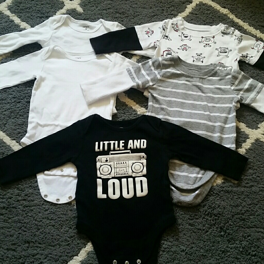 Bundle of 9 month long sleeves