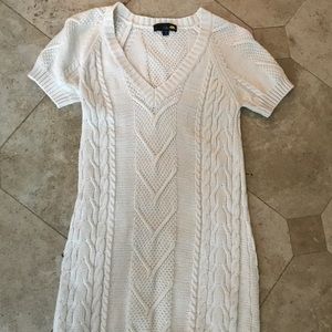 C&C cream sweater dress SZ S