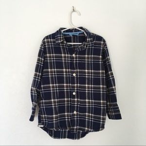 Gap boys flannel shirt xs 4-5