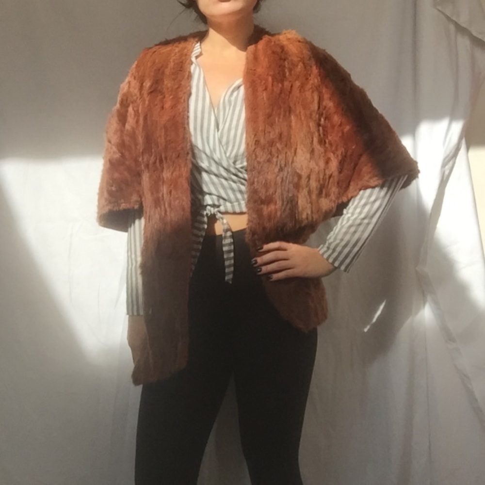 ::Vintage:: 1950s fur stole / shawl