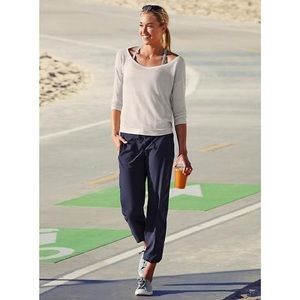 NWOT Athleta linen ankle pant