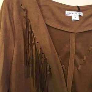 Suede Fringe Cape, Bohemian, Music Festival