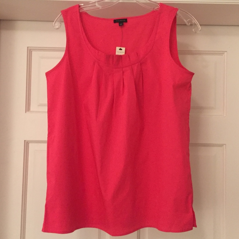 NWT pink sleeveless blouse
