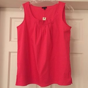 NWT pink sleeveless blouse