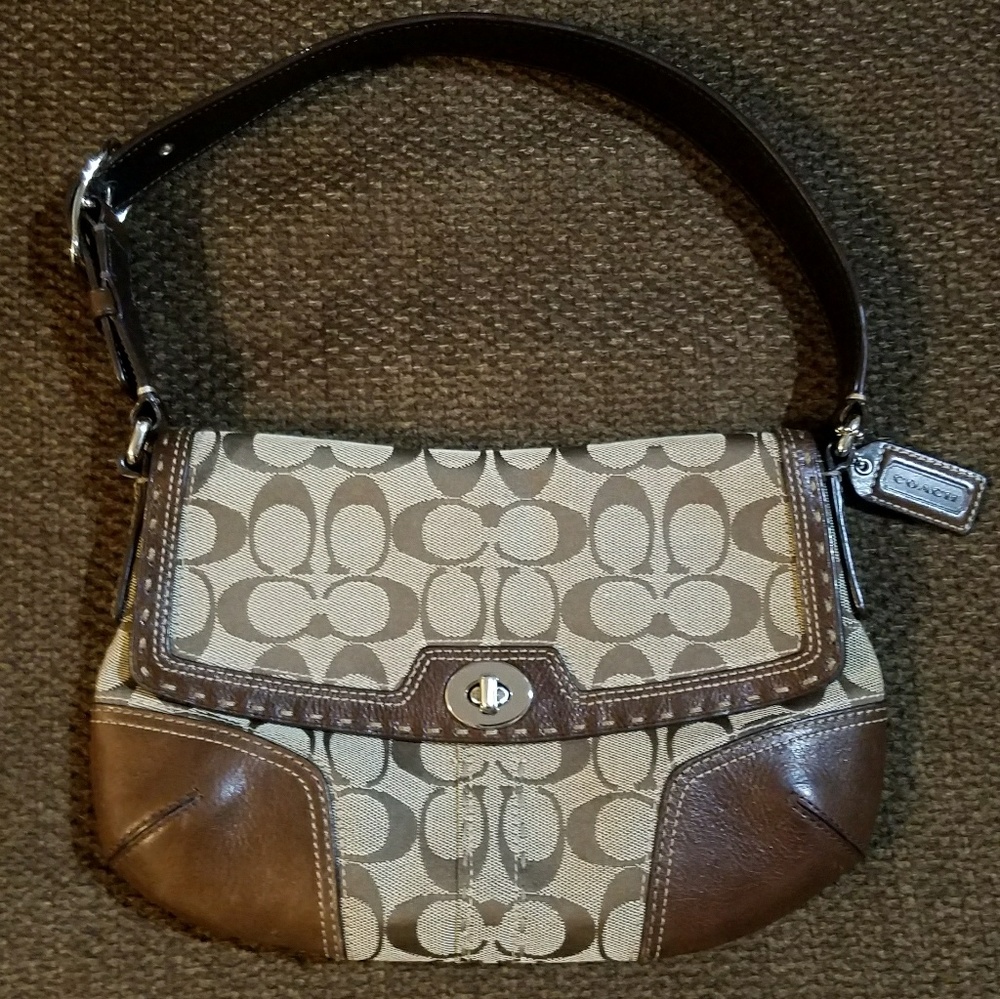 Small brown Coach purse
