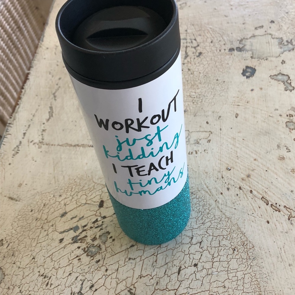 Adorable teacher tumbler mug! :)