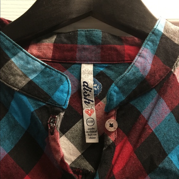 Dish plaid flannel shirt - Picture 2 of 2