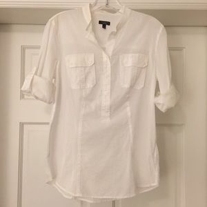 White talbots blouse