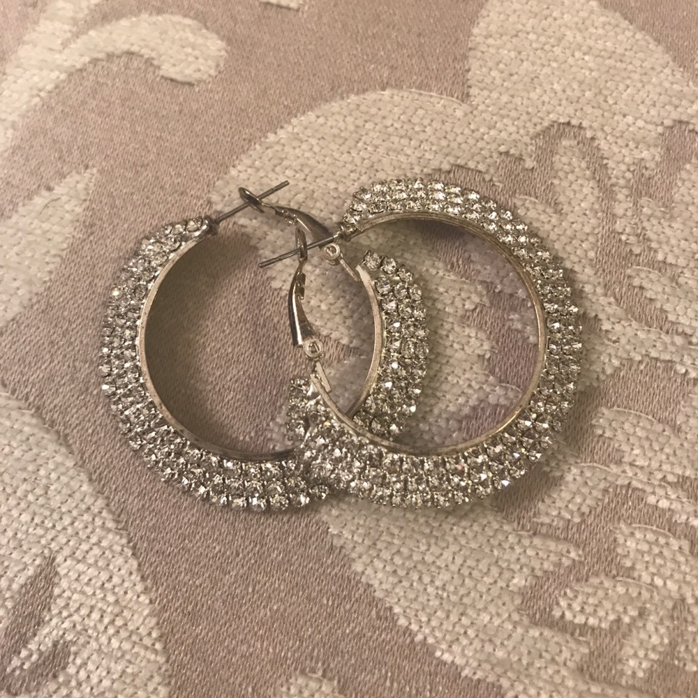 Sparkle Hoop Earrings