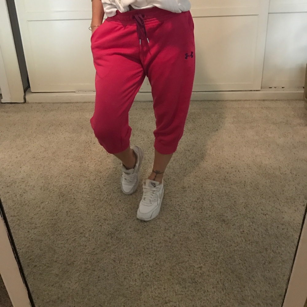 Pink Underarmor Joggers