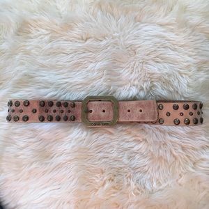 Calvin Klein Studded leather belt