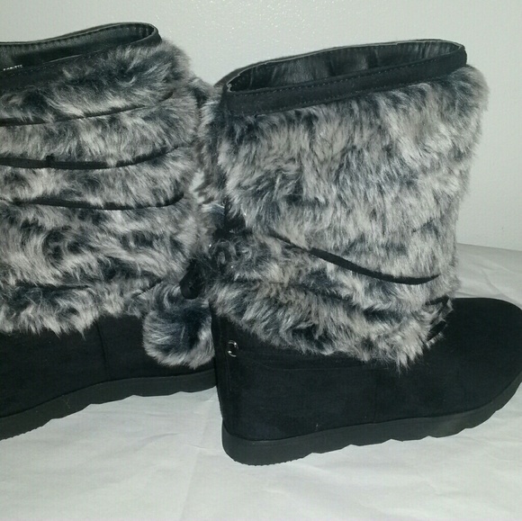 JustFab Shoes - JustFab Wedge Boots