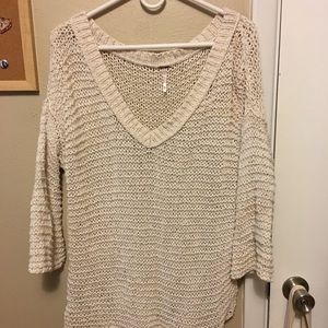 Free People Open Knit Sweater
