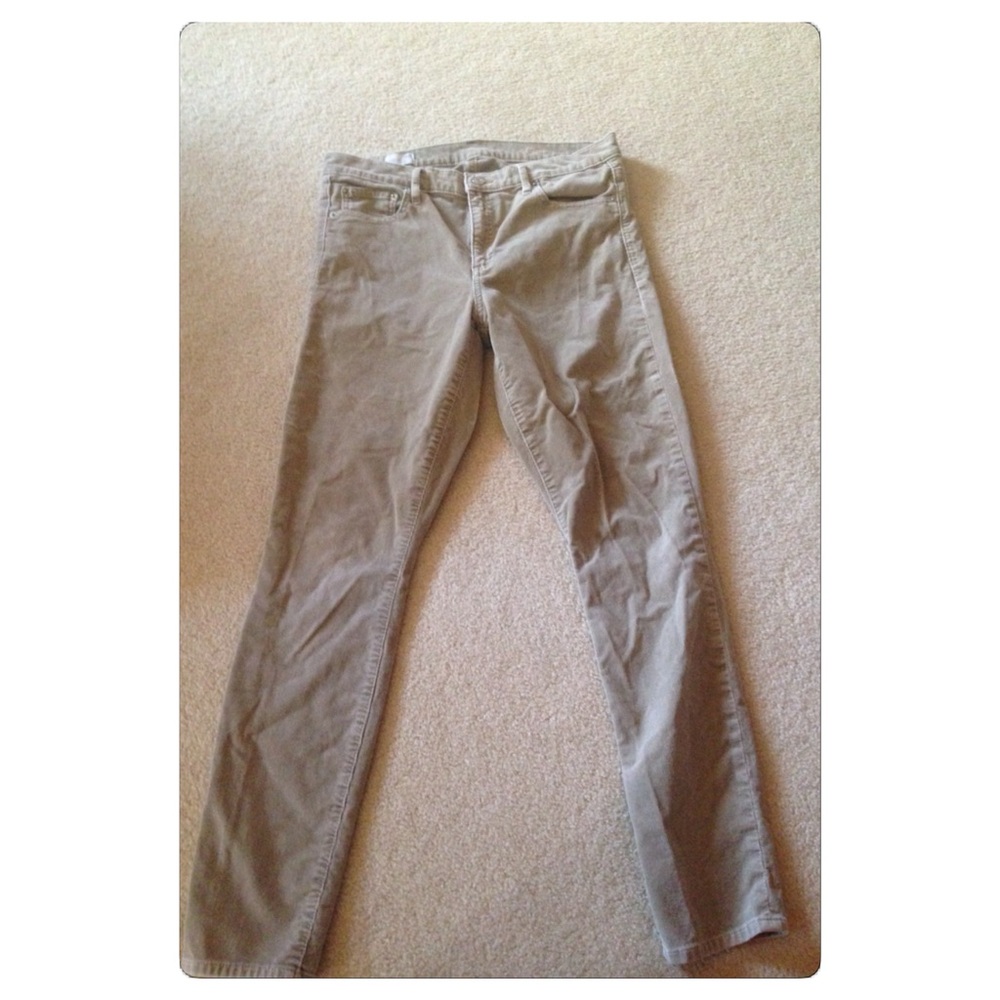 Modern stretch true skinny corduroy pants