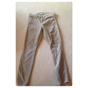Modern stretch true skinny corduroy pants