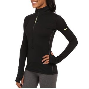 💣Nike Pro HyperWarm Half Zip Long Sleeve