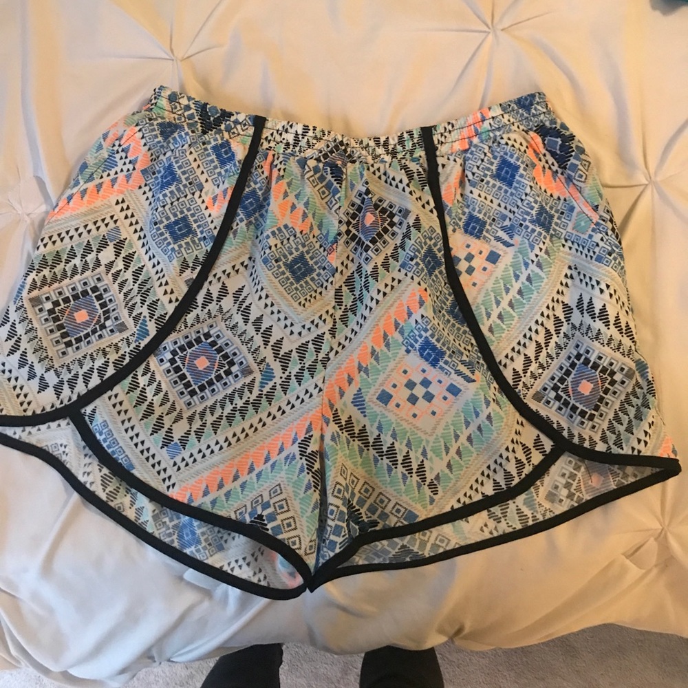 multicolored shorts