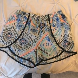 multicolored shorts